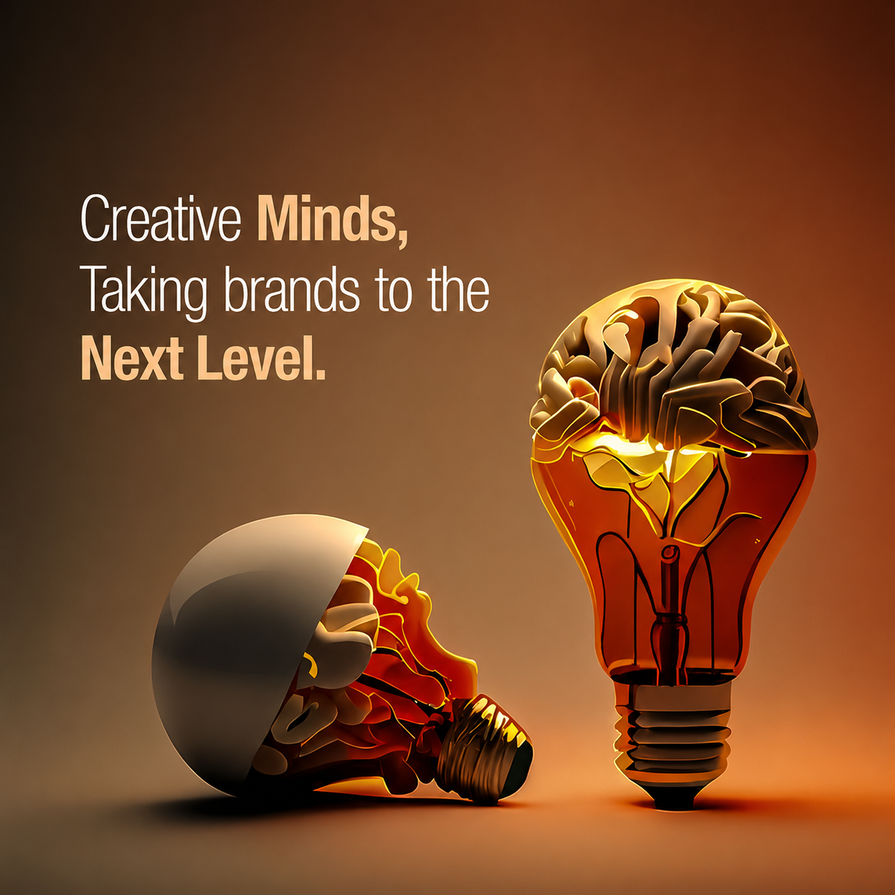 Creative minds taking brands to the next level card
